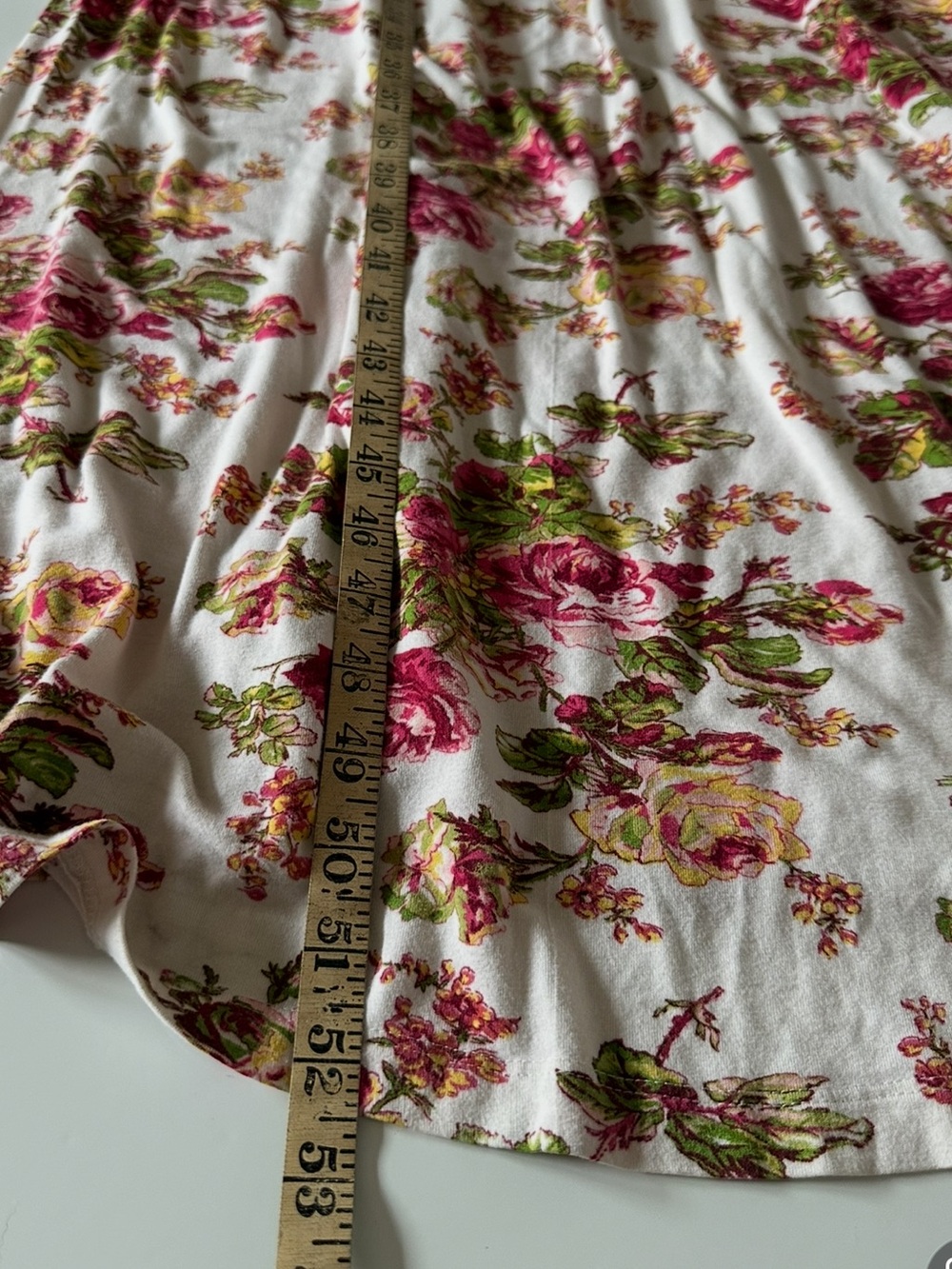 Laura Ashley Floral Jersey Maxi Dress Victorian Tea Rose Cottagecore S - Picture 11 of 12